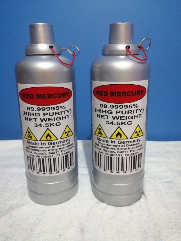 Liquid Red Mercury For Sale